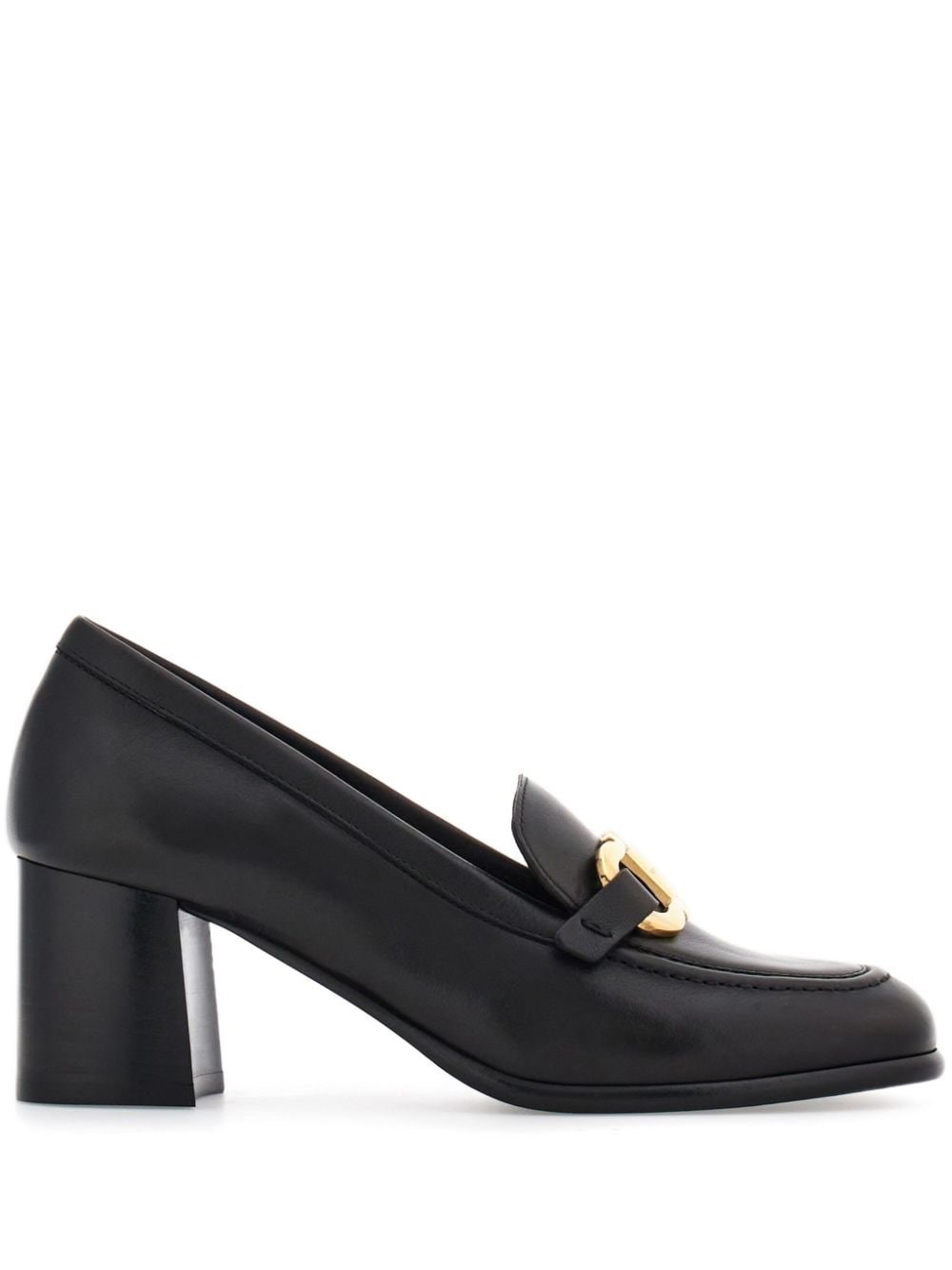 Shop Ferragamo Pumps Gancini 60mm In Nero