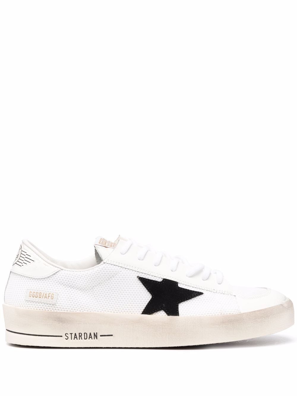 Shop Golden Goose Sneakers Con Applicazione In Bianco