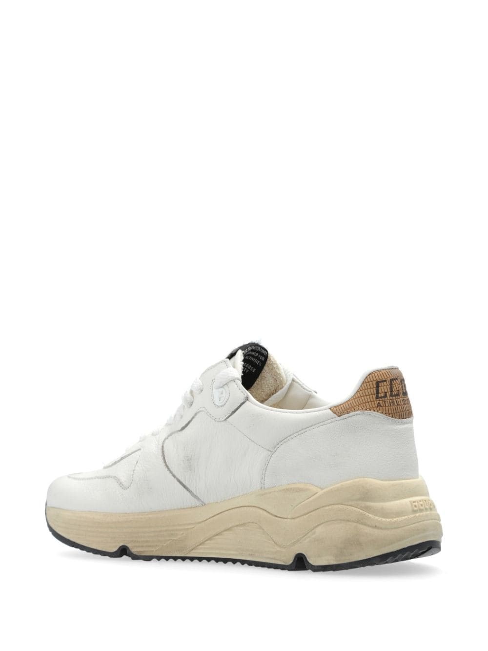 Shop Golden Goose Sneakers Running Sole In Bianco