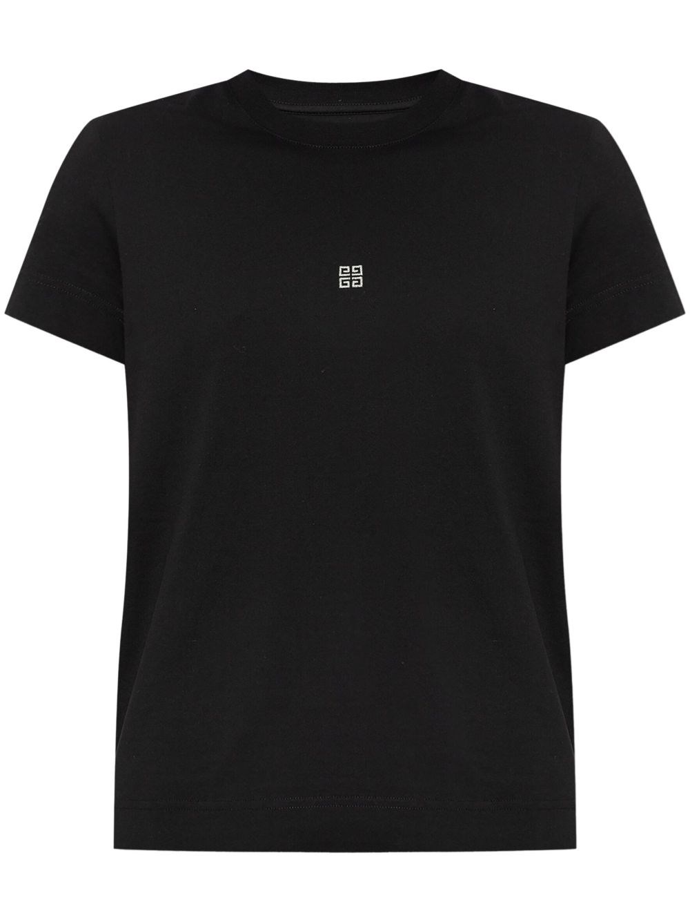 Shop Givenchy T-shirt A Maniche Corte In Cotone In Nero