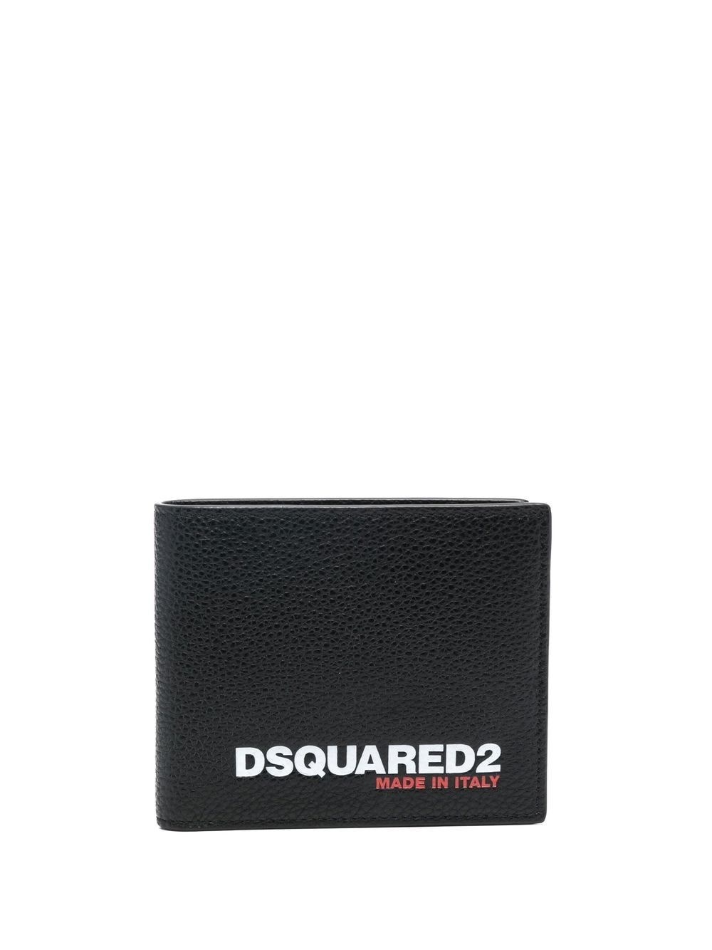 Shop Dsquared2 Portafoglio  Con Stampa Logo In Nero