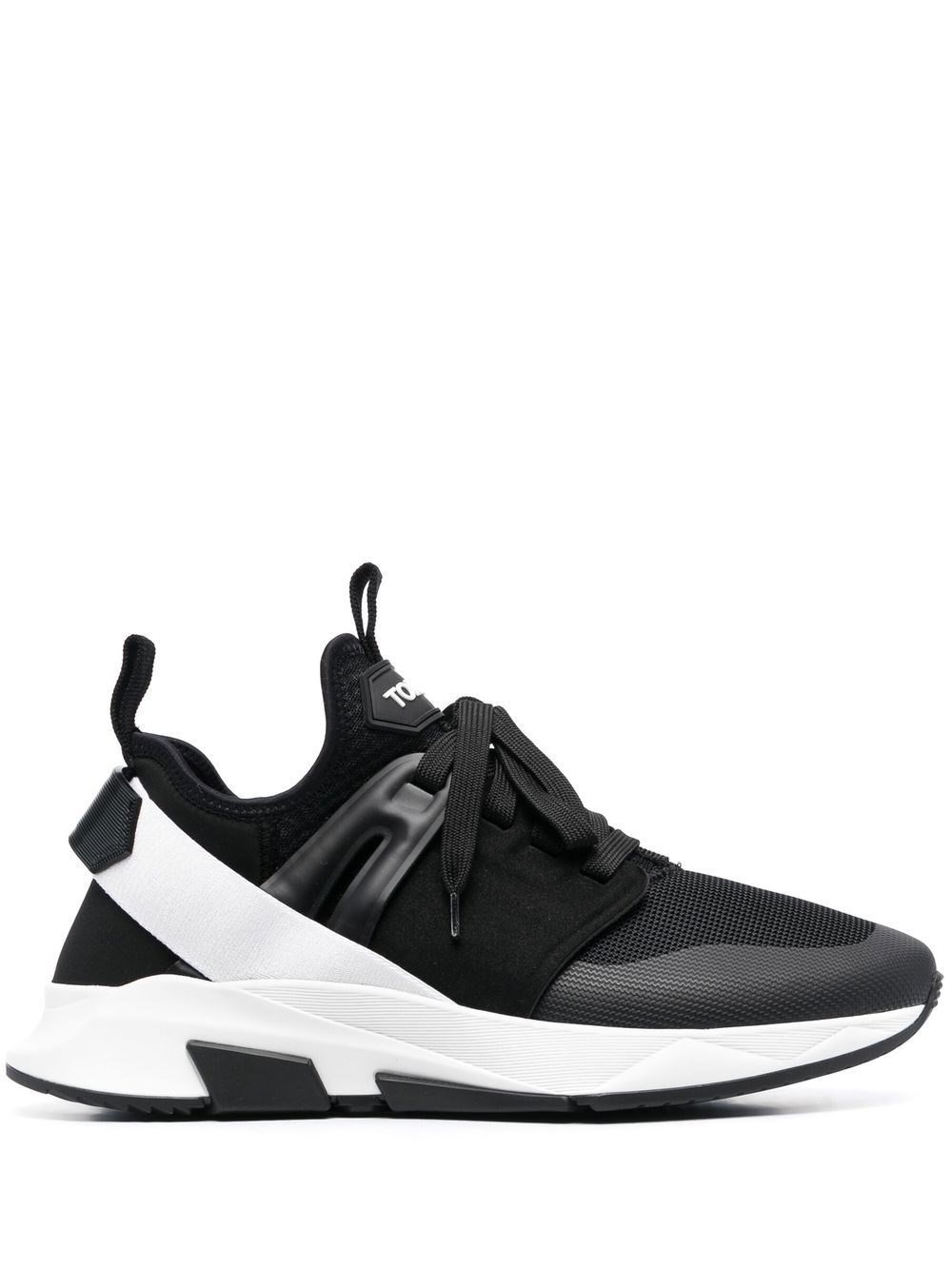 Tom Ford Sneakers Con Applicazione In Nero