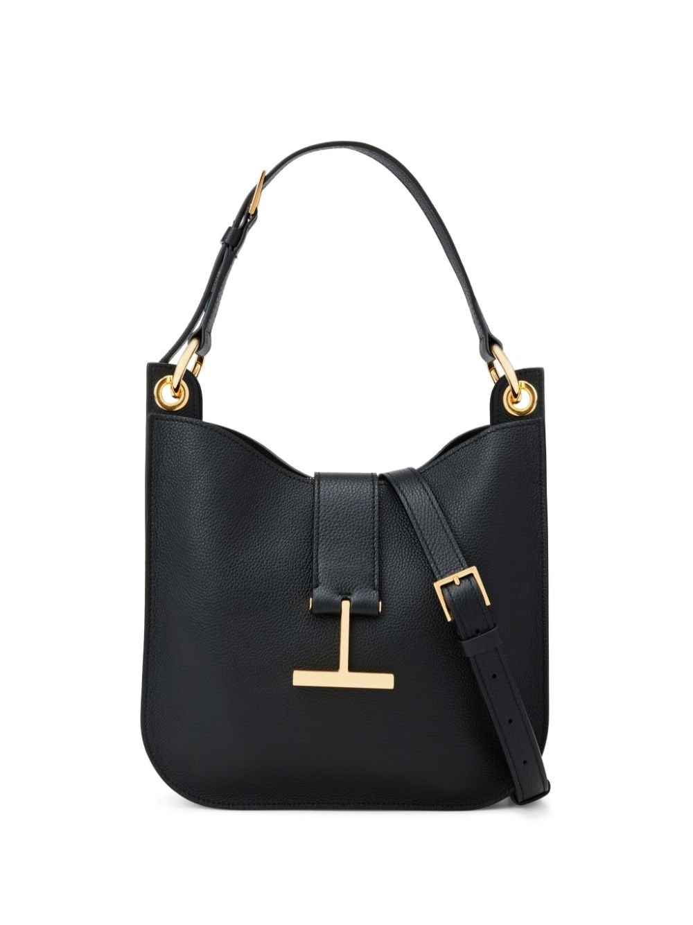 Shop Tom Ford Borsa Tote Tara Piccola In Pelle In Nero