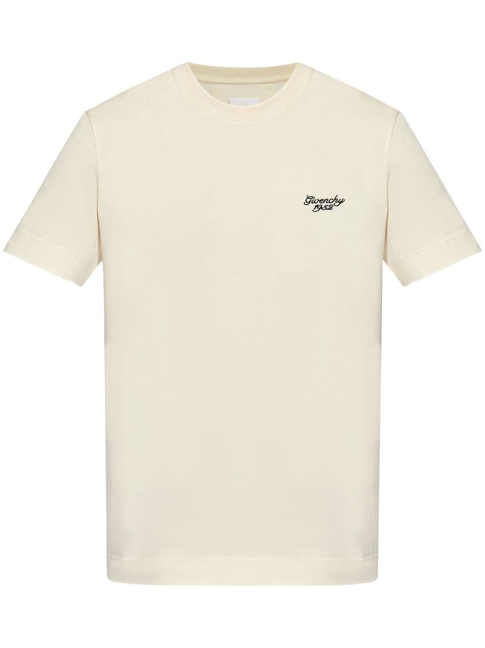 Shop Givenchy Cotton T-shirt In Bianco