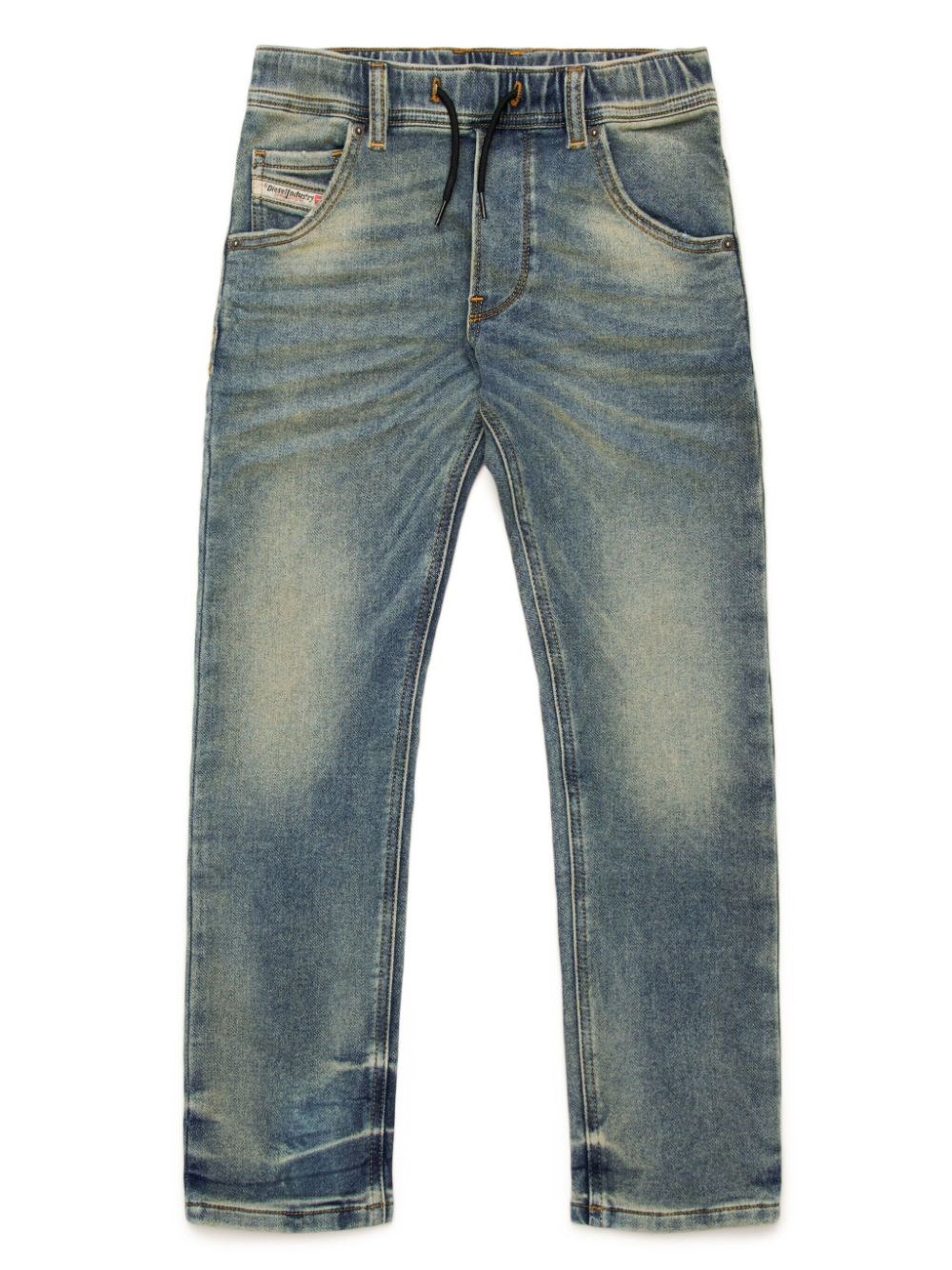 Shop Diesel Cargo Skinny Con Coulisse In Blu