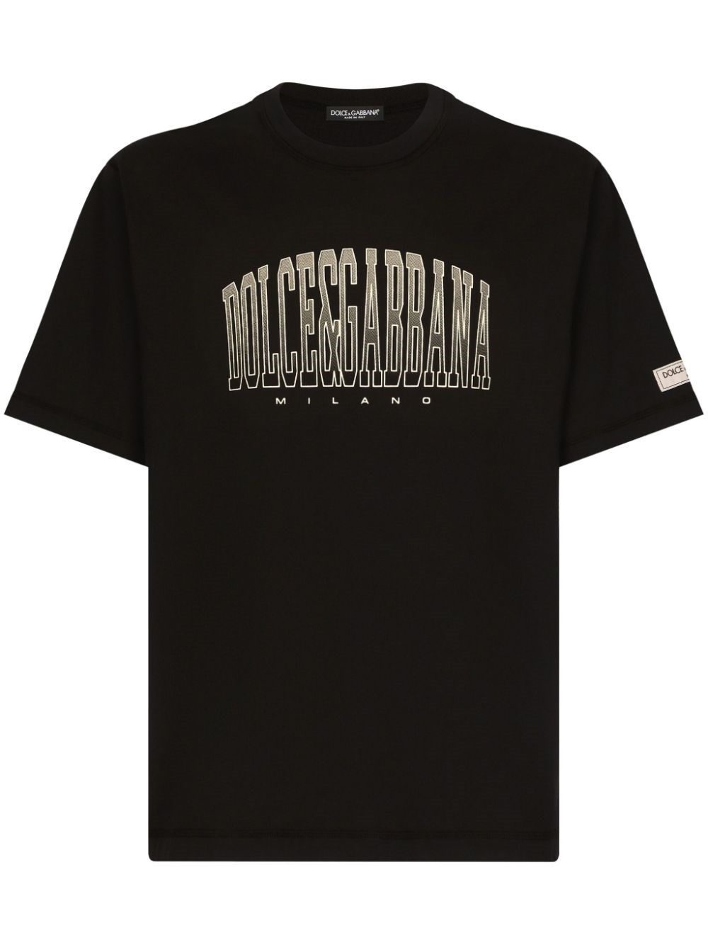 Shop Dolce & Gabbana T-shirt Con Stampa In Nero