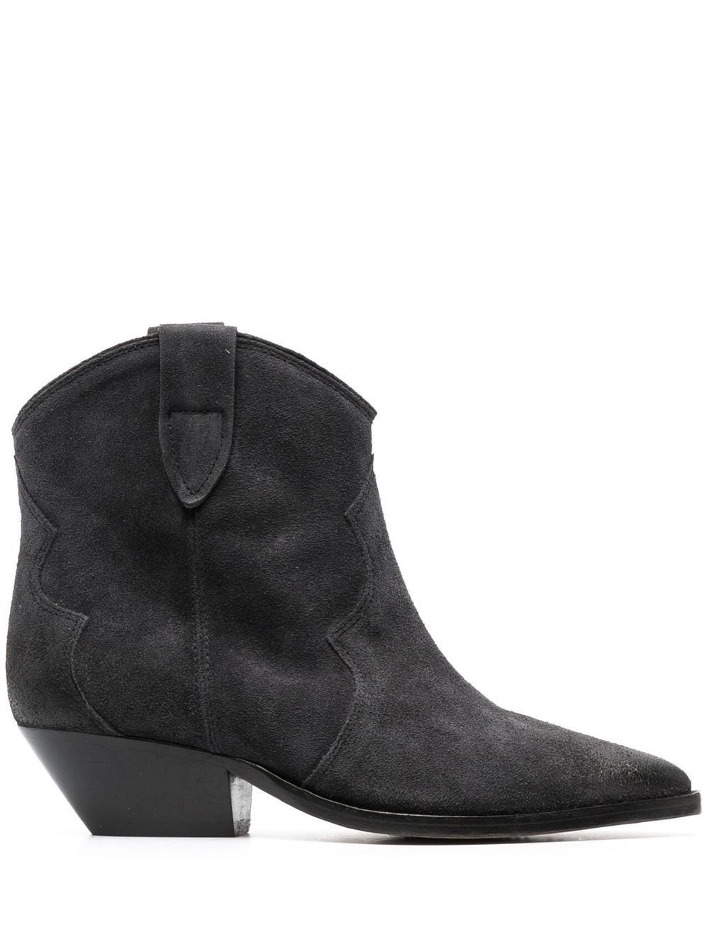 Shop Isabel Marant Stivaletti Con Tacco Cubano In Nero