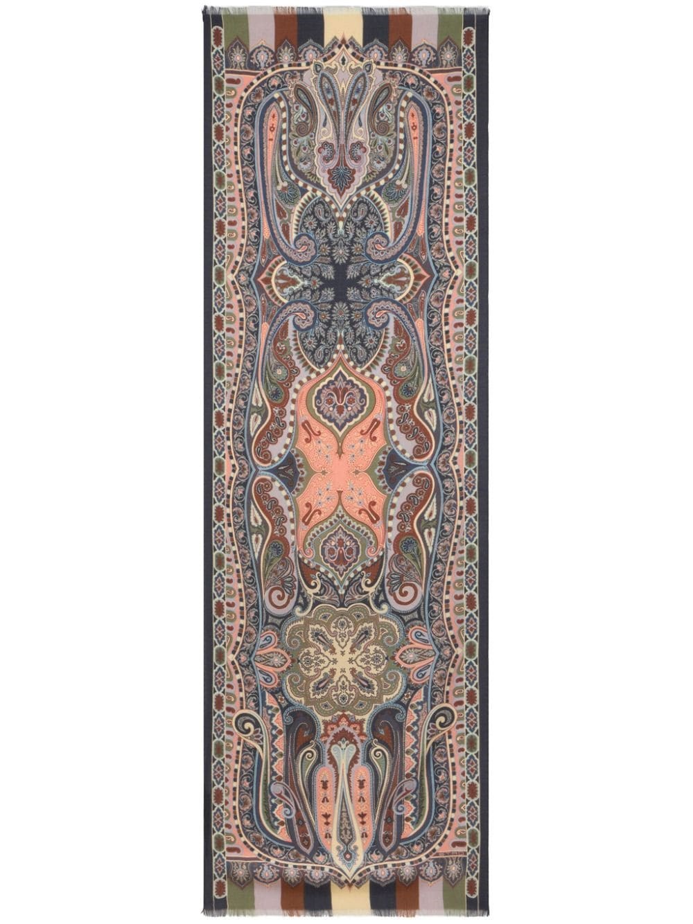 Shop Etro Sciarpa Con Stampa Paisley In Multi