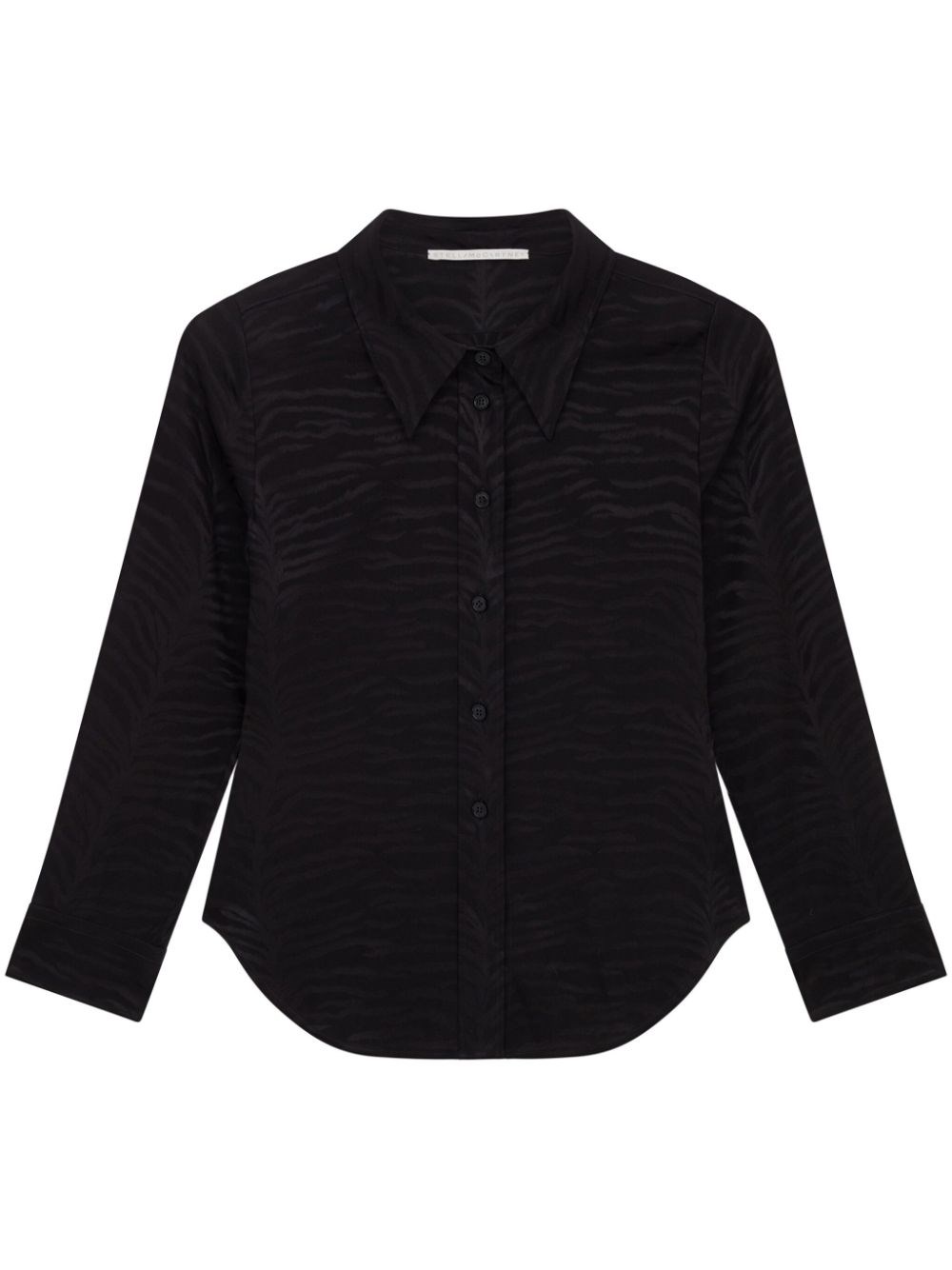 Shop Stella Mccartney Camicia Con Stampa In Nero