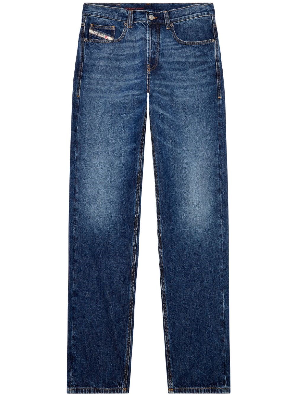 Shop Diesel Jeans Dritti D-macs 2010 In Blu