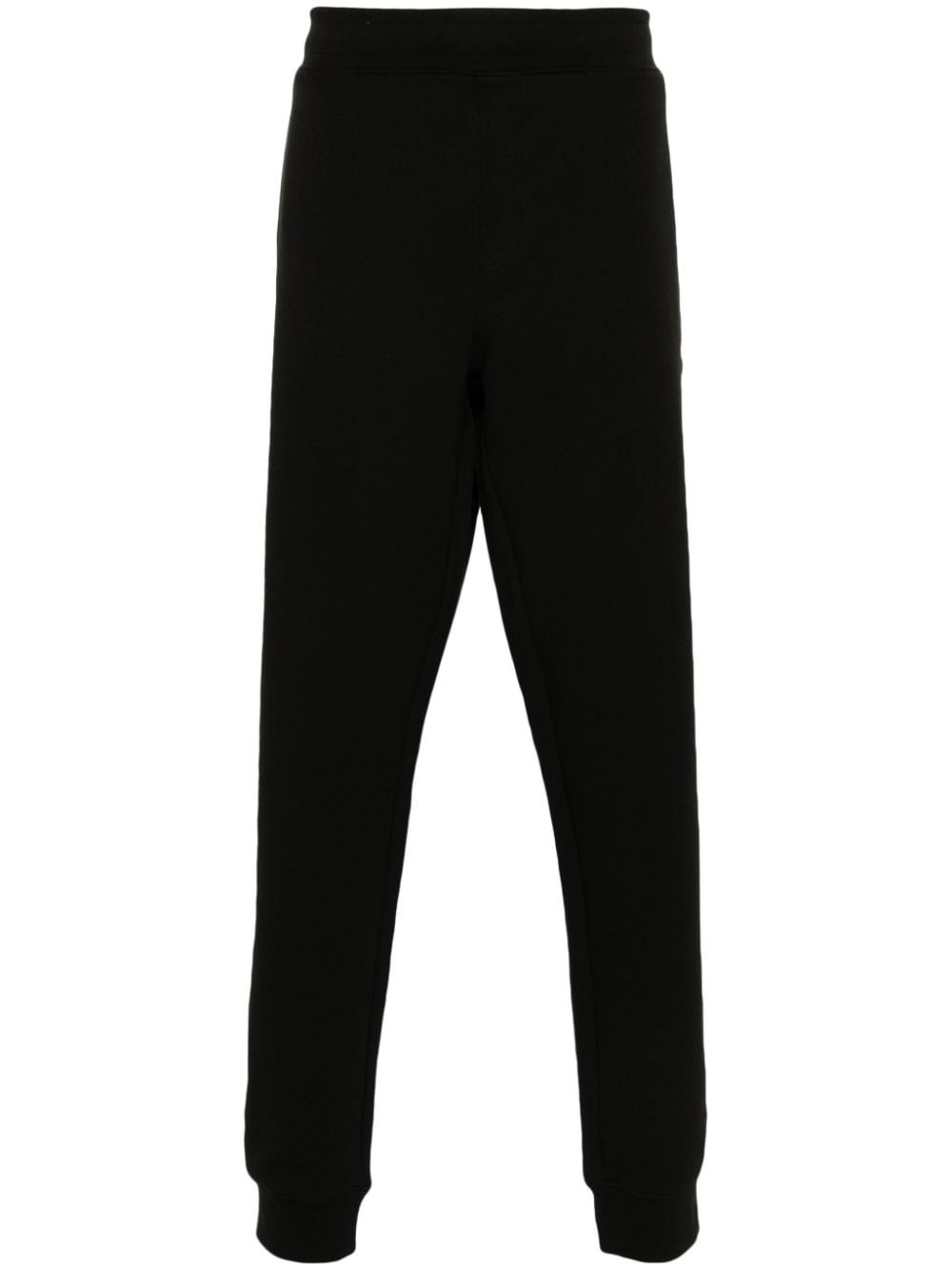 Shop Calvin Klein Pantalone In Jersey Lunghi Ck In Nero