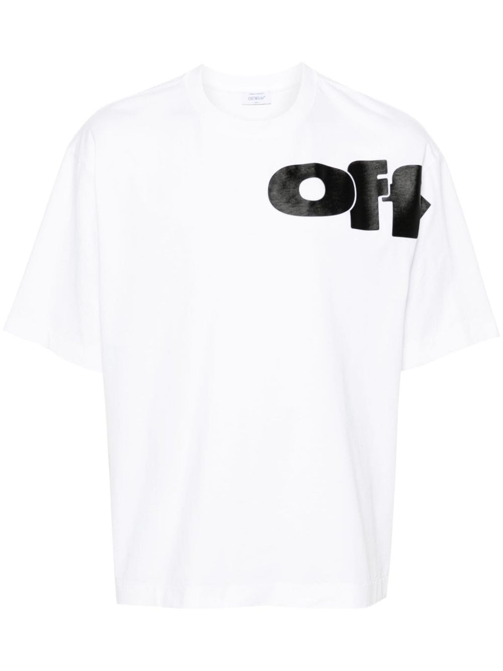 Shop Off-white T-shirt Shared Logo In Bianco