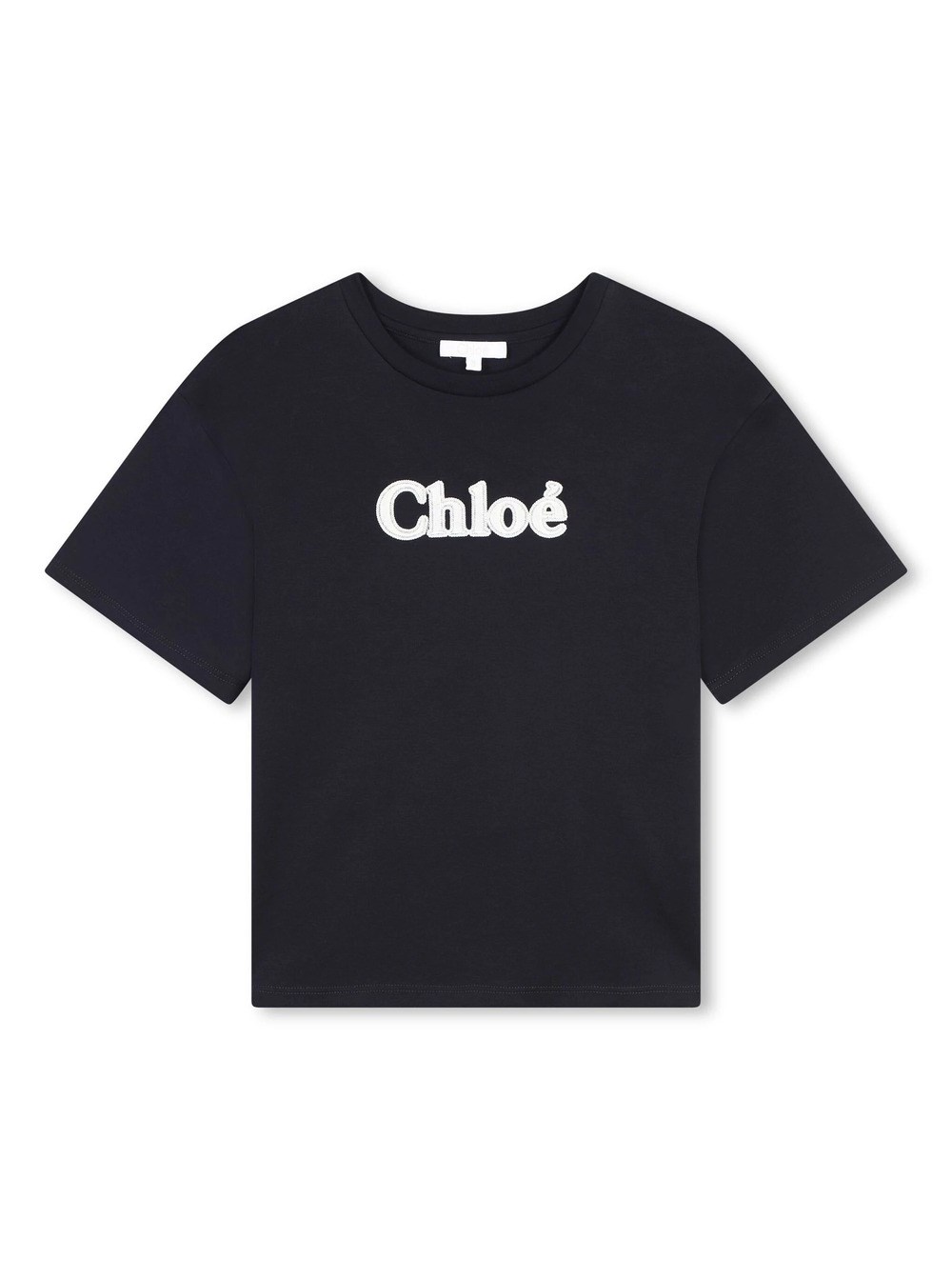 Chloé Kids' T-shirt Con Stampa In Blue