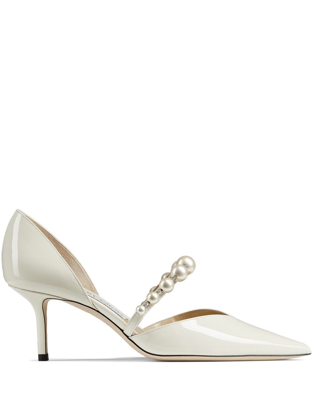 Shop Jimmy Choo Pumps Aurelie In Bianco