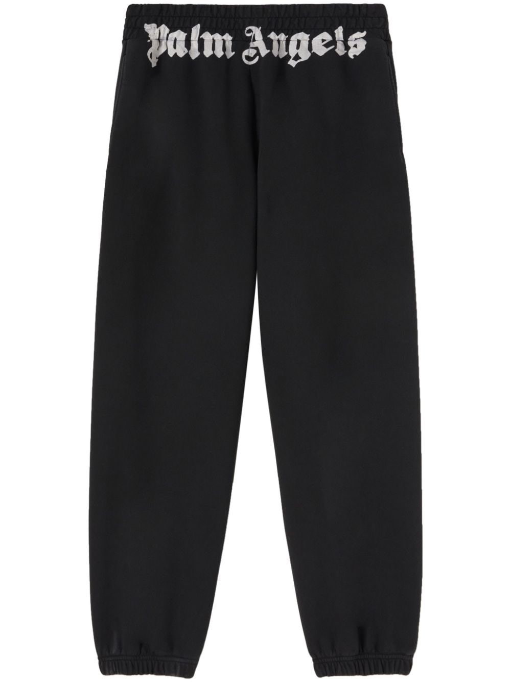 Shop Palm Angels Pantaloni Sportivi Con Stampa In Nero