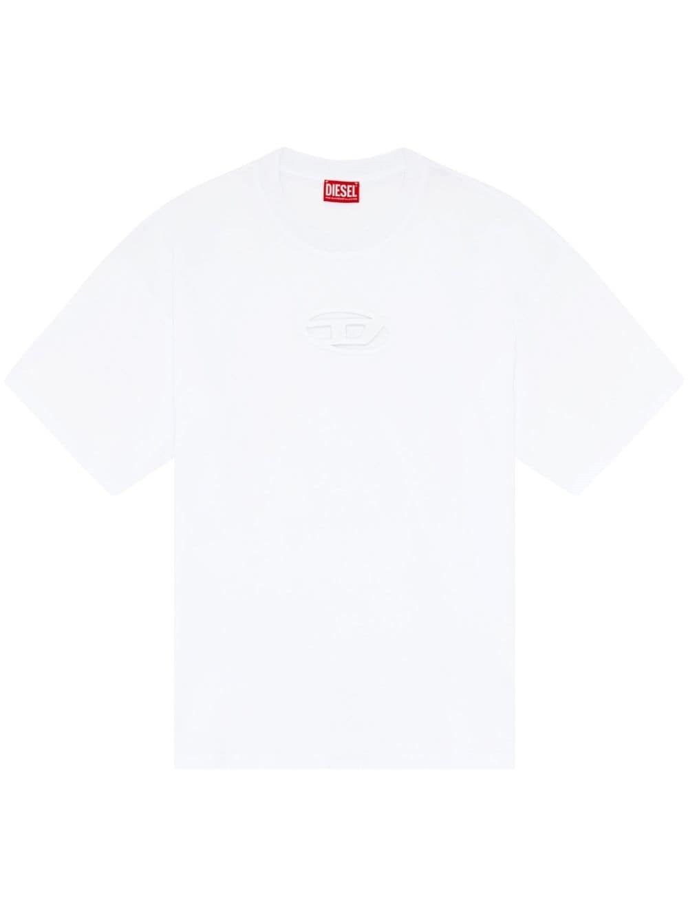 Shop Diesel T-shirt T-boxt-od In Bianco