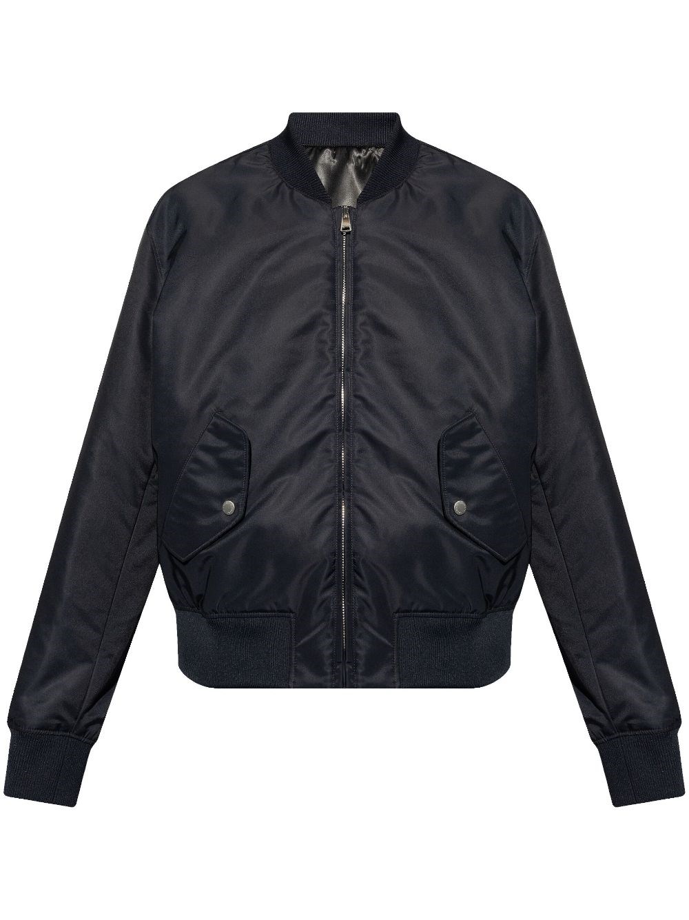 Shop Balmain Bomber Con Ricamo In Blu