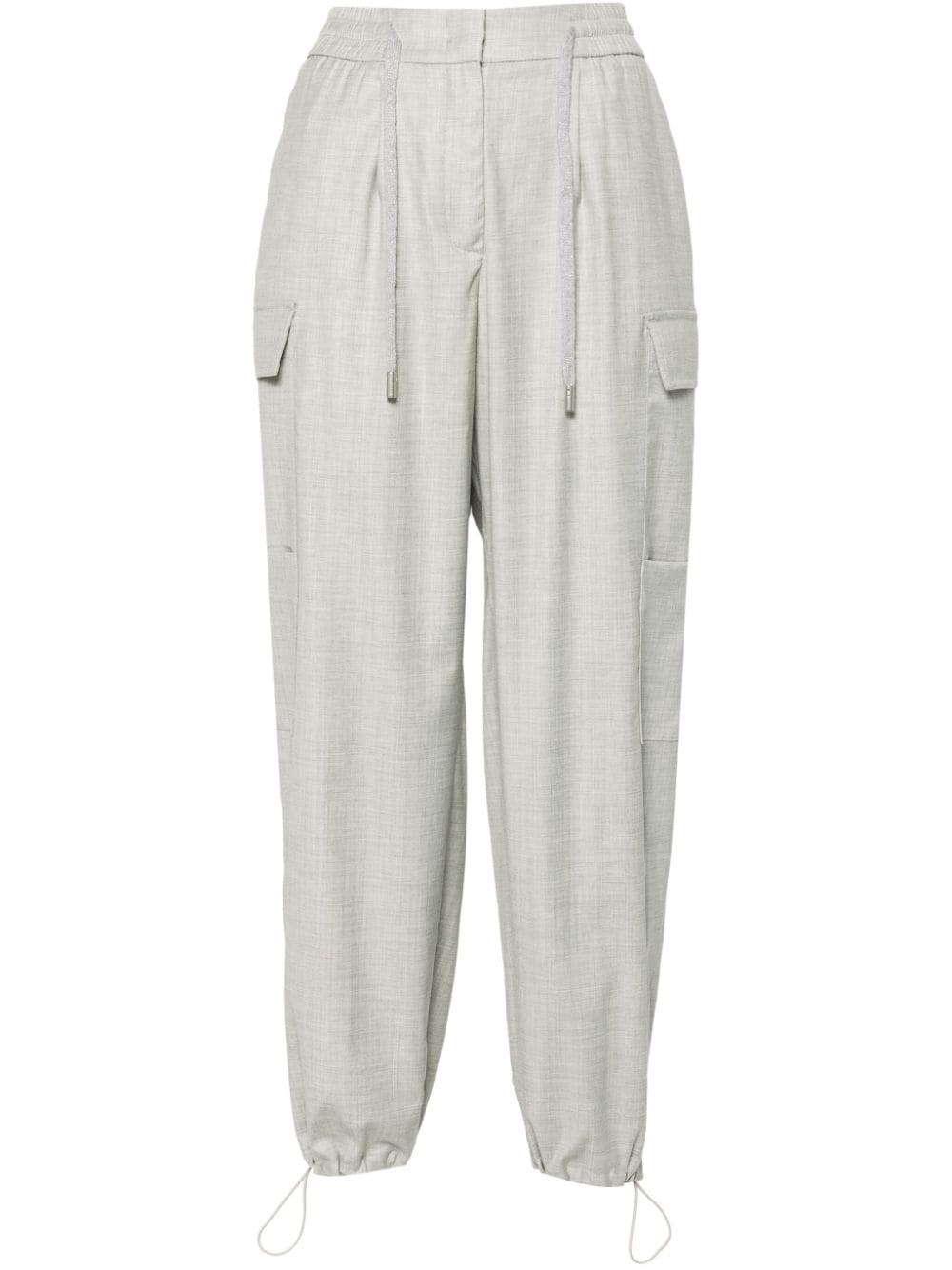 Shop Peserico Pantaloni Dritti In Grigio