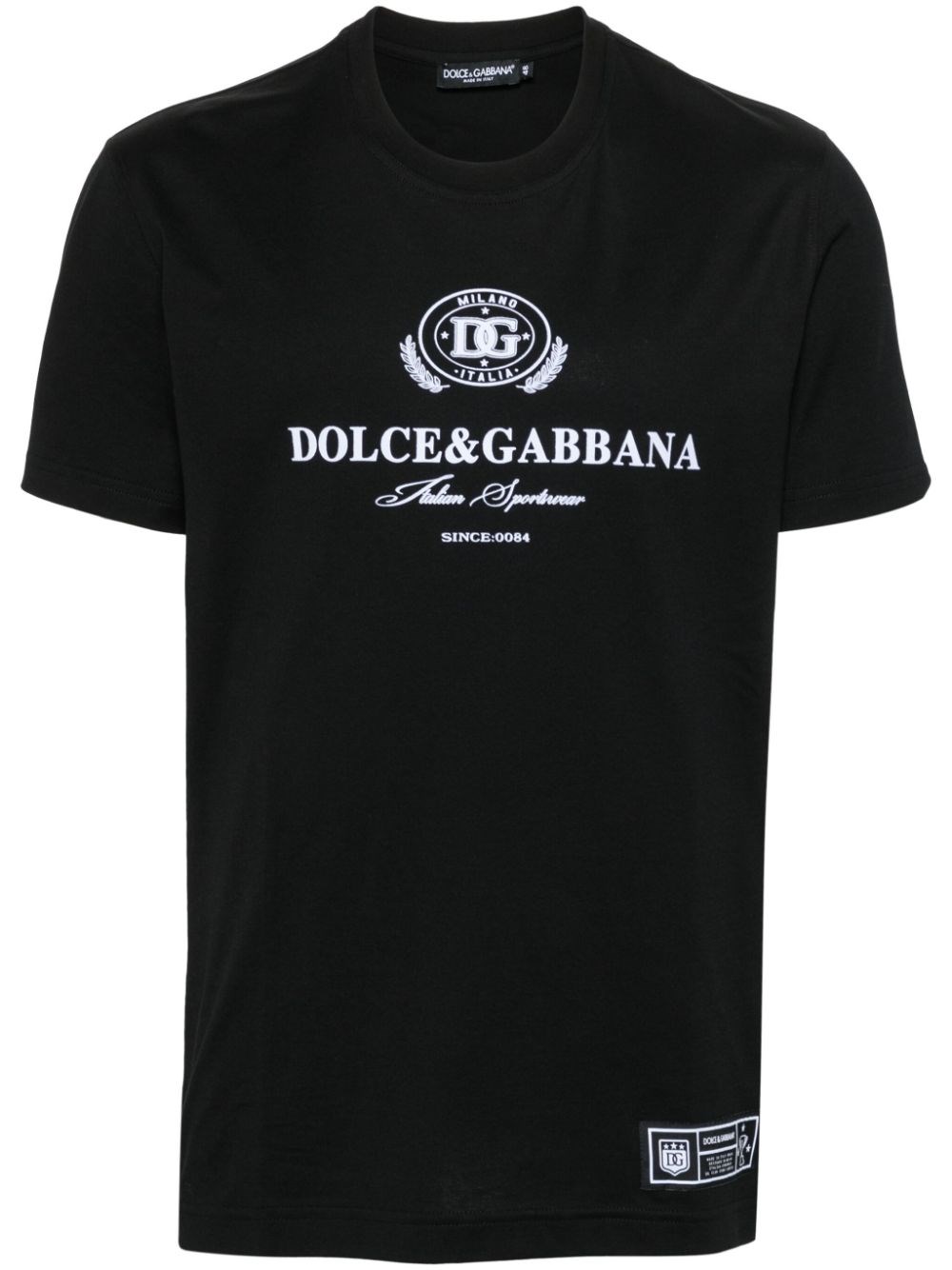 Shop Dolce & Gabbana T-shirt Con Logo In Nero