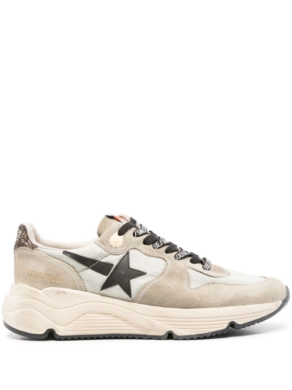 Shop Golden Goose Sneakers Running Sole In Bianco