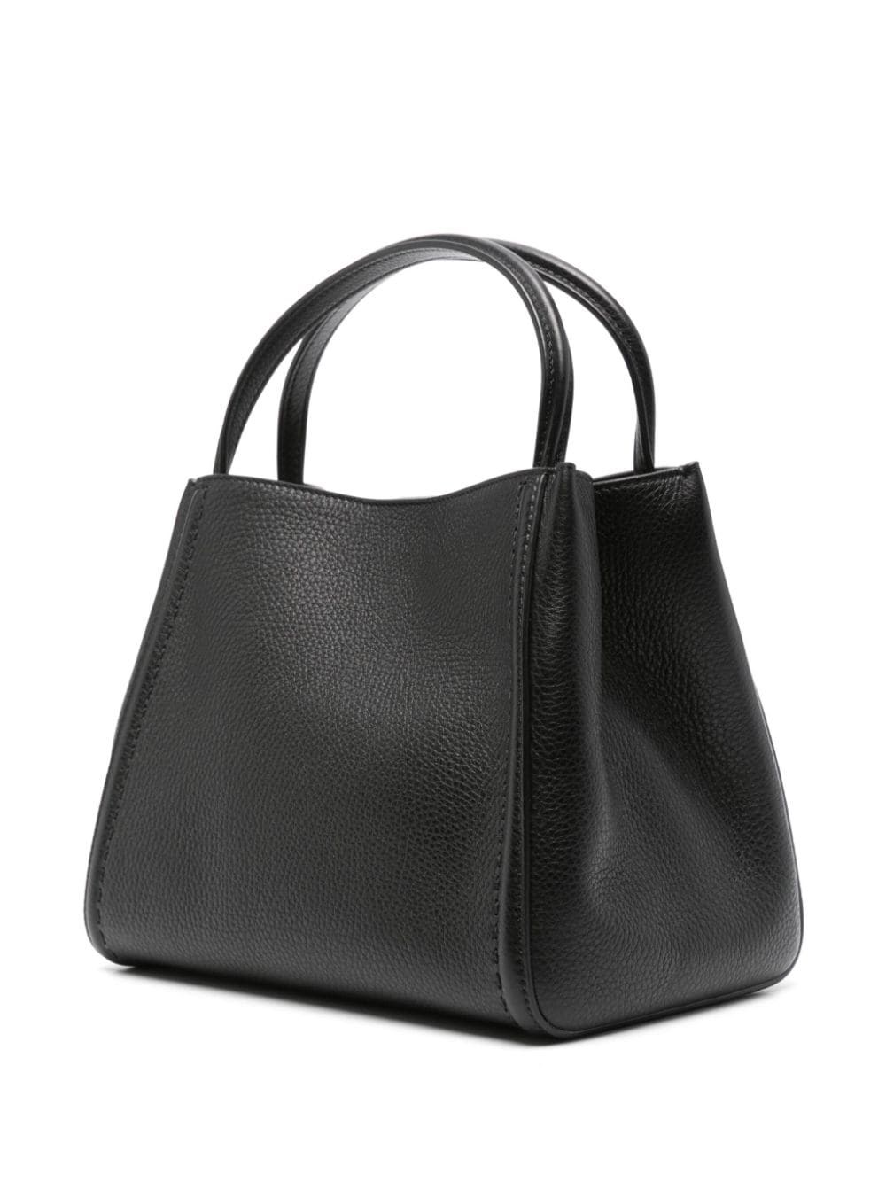 Shop Valentino Garavani Borsa Tote Double Handle Media In Nero