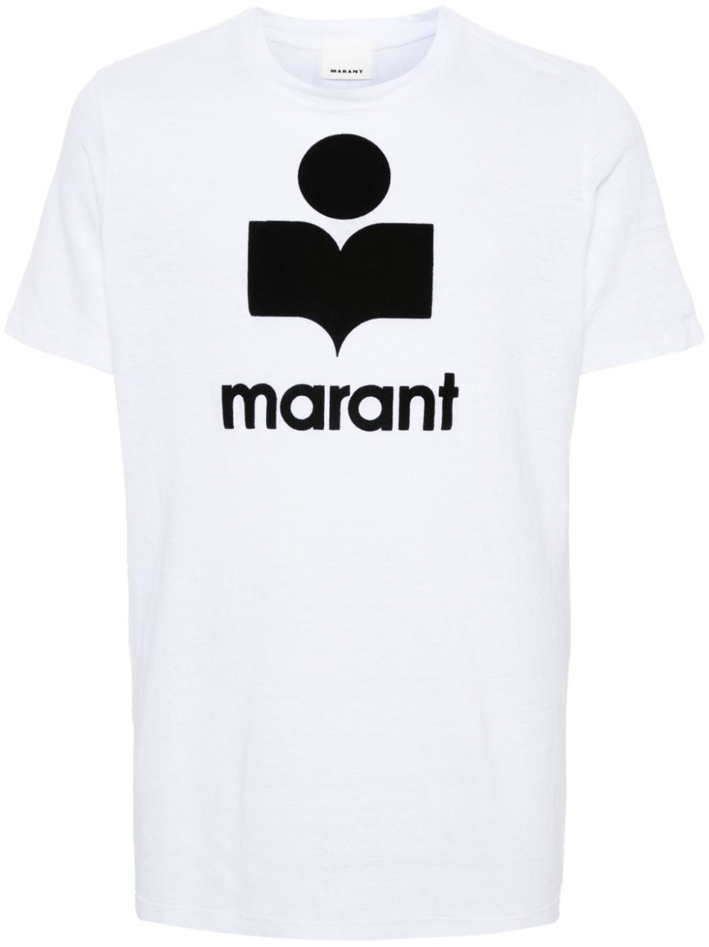 Shop Marant T-shirt Karman In Bianco