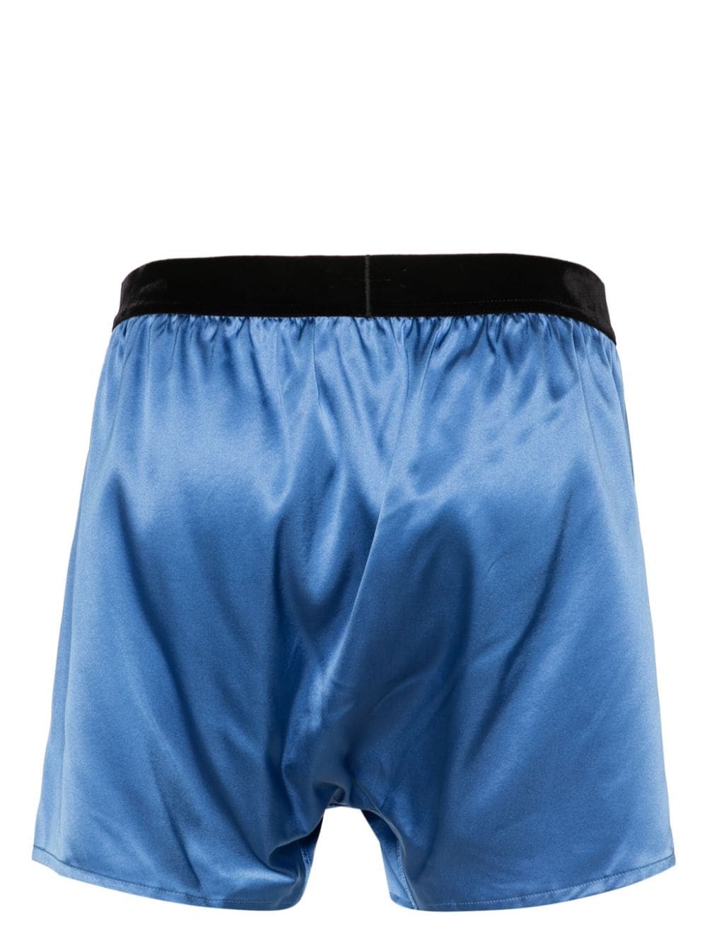 Shop Tom Ford Boxer Con Applicazione In Blu