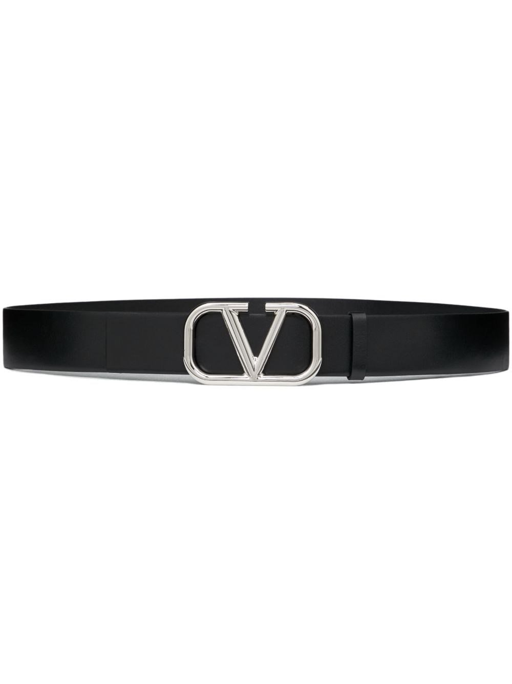 Shop Valentino Garavani Cintura Vlogo Signature 40mm In Nero