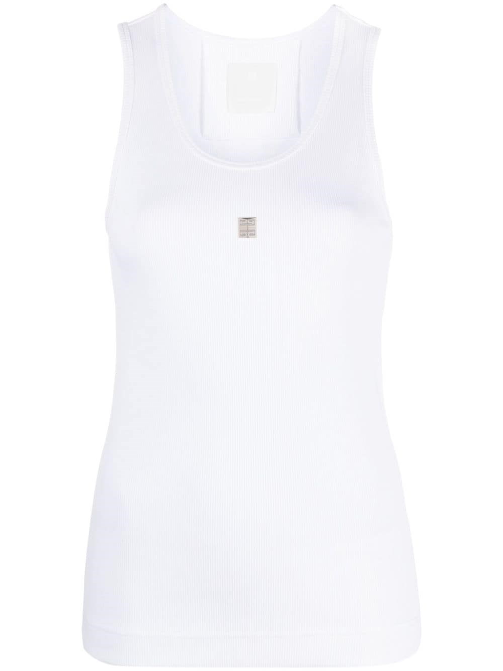 Shop Givenchy Top 4g In Bianco