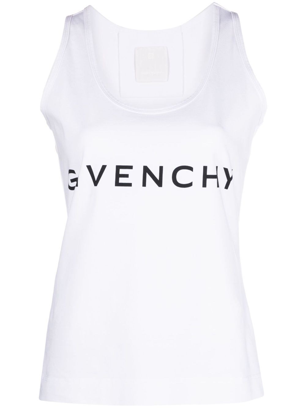 Shop Givenchy Canotta T-shirt  Bianca In Bianco