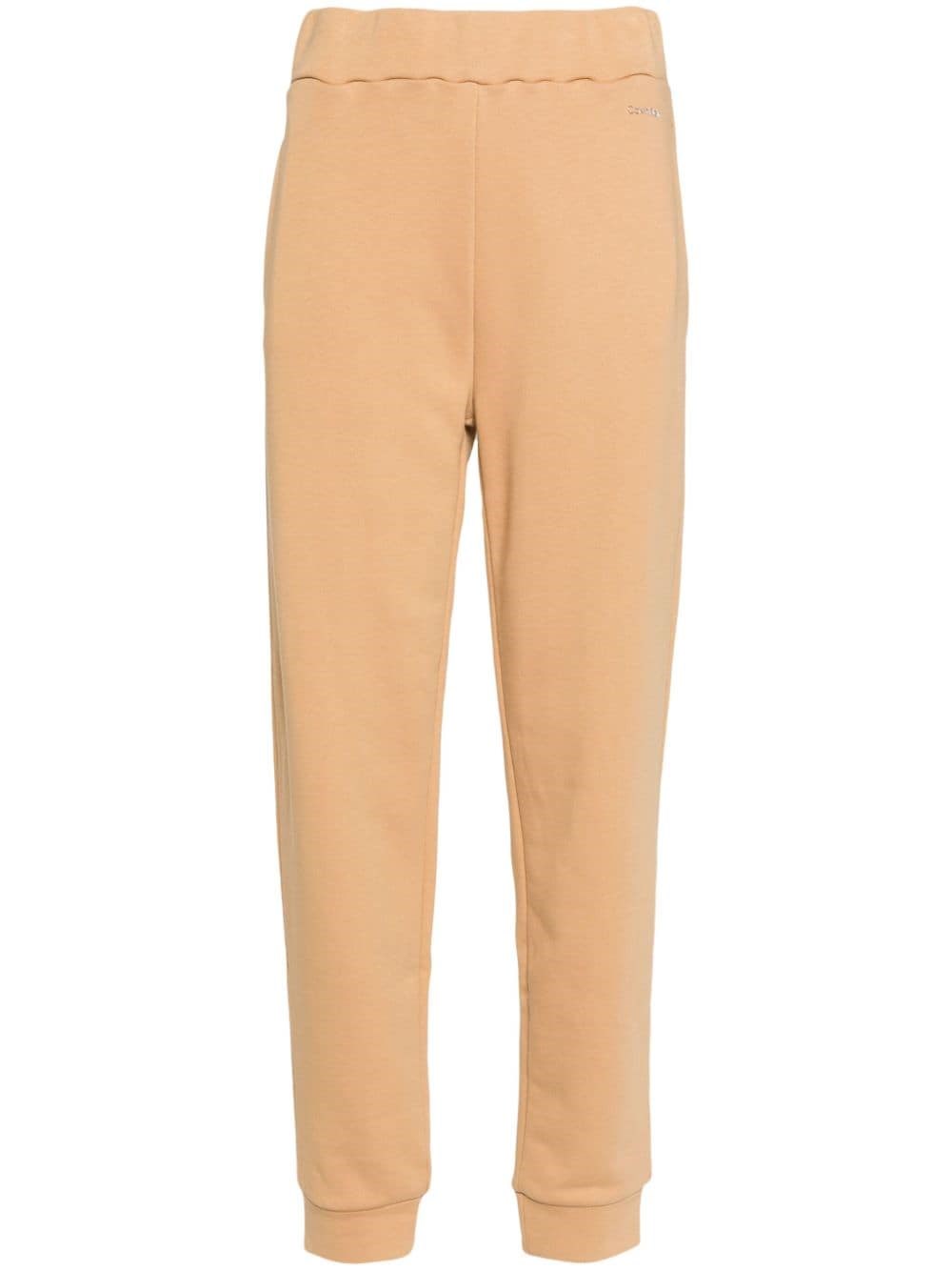 Shop Calvin Klein Pantaloni Sportivi Con Stampa In Marrone