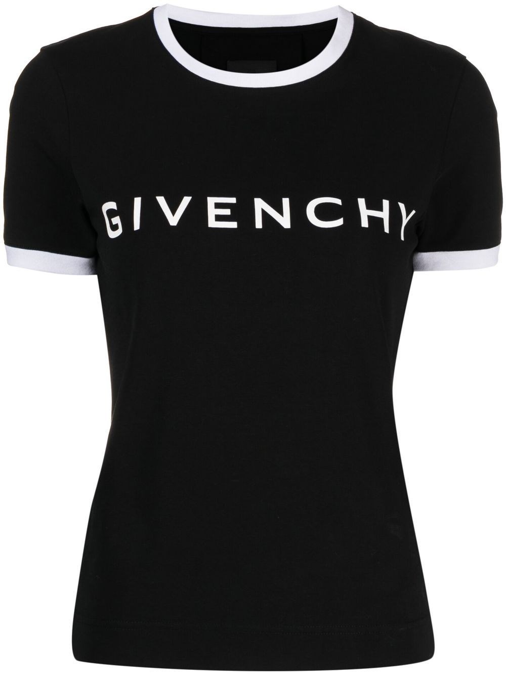 Shop Givenchy T-shirt Con Stampa In Nero