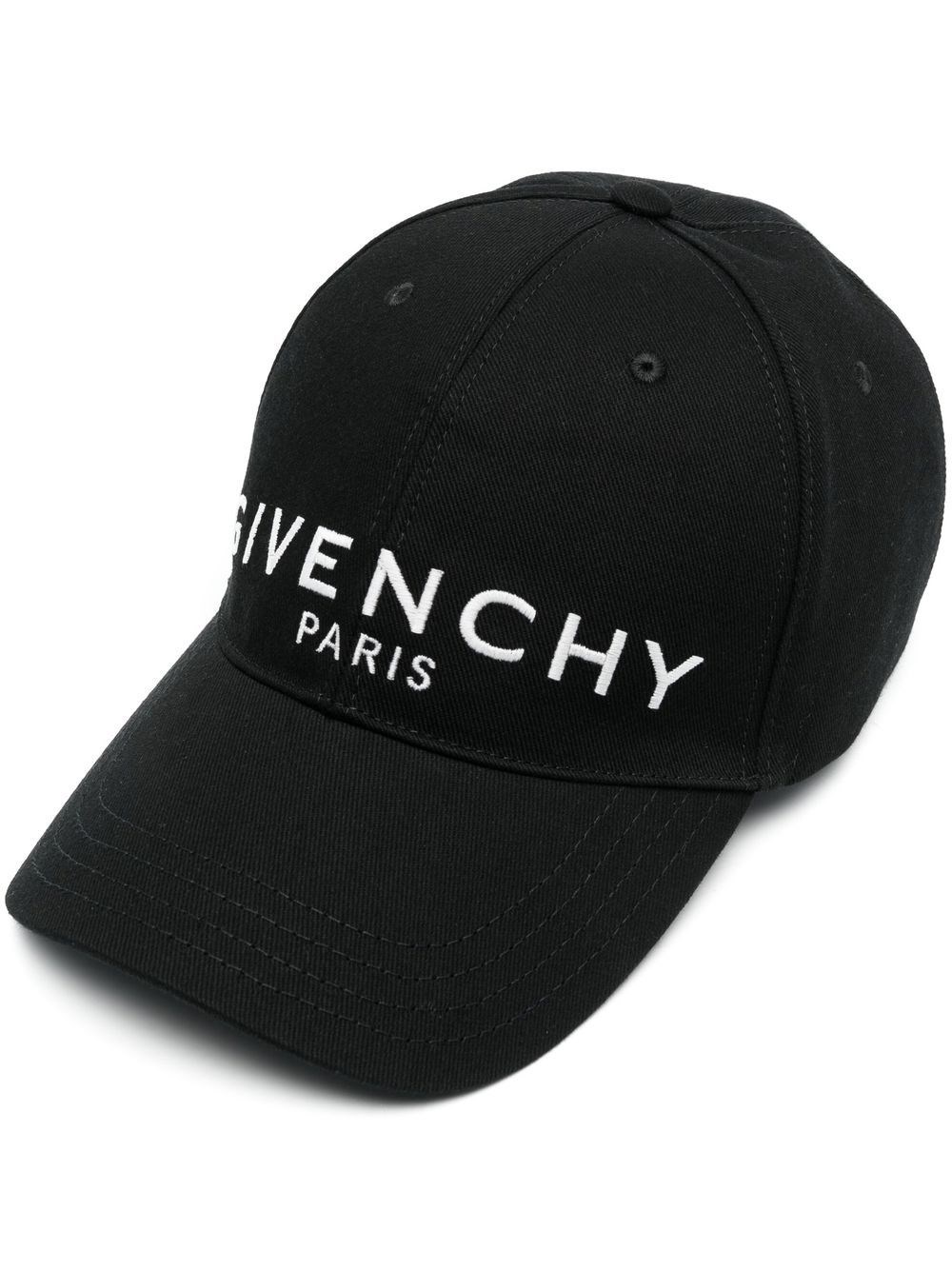 Shop Givenchy Cappello Da Baseball Con Stampa In Nero