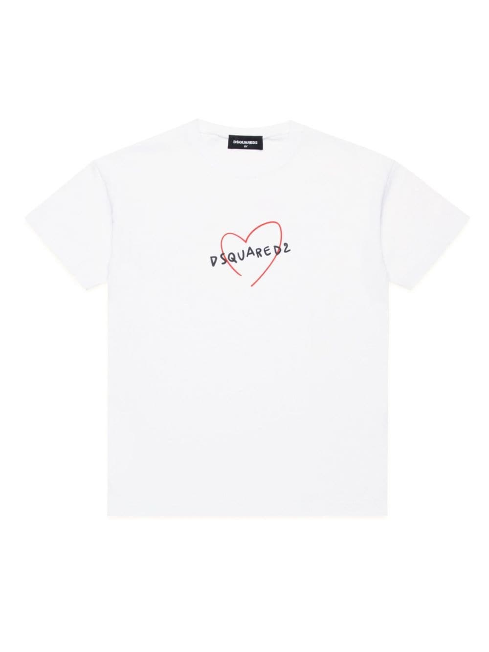 Shop Dsquared2 Kids T-shirt Renny In Bianco