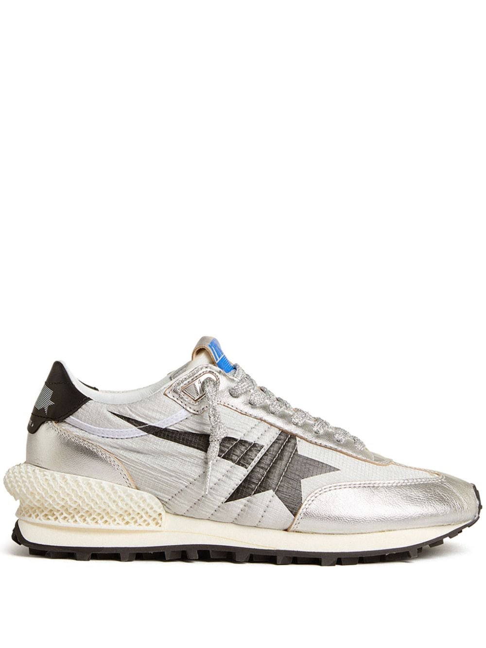 Shop Golden Goose Sneakers Con Stampa In Argento