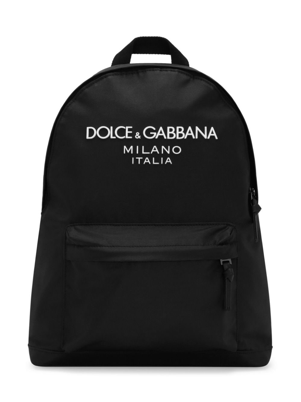 Shop Dolce & Gabbana Kids Zaino Con Stampa In Nero