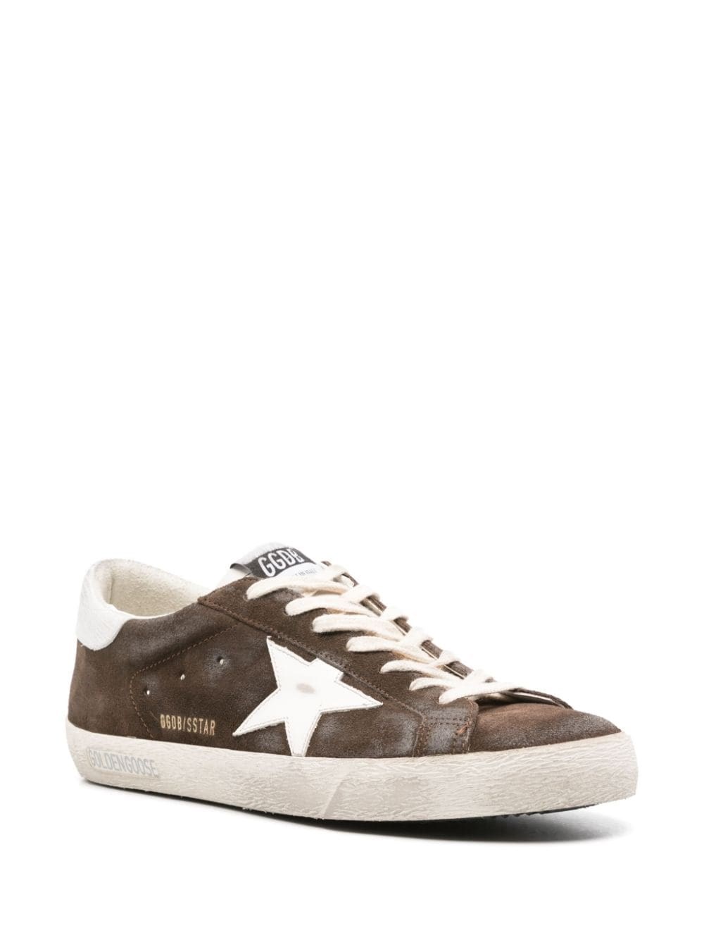 Shop Golden Goose Sneakers Superstar Con Effetto Vissuto In Marrone