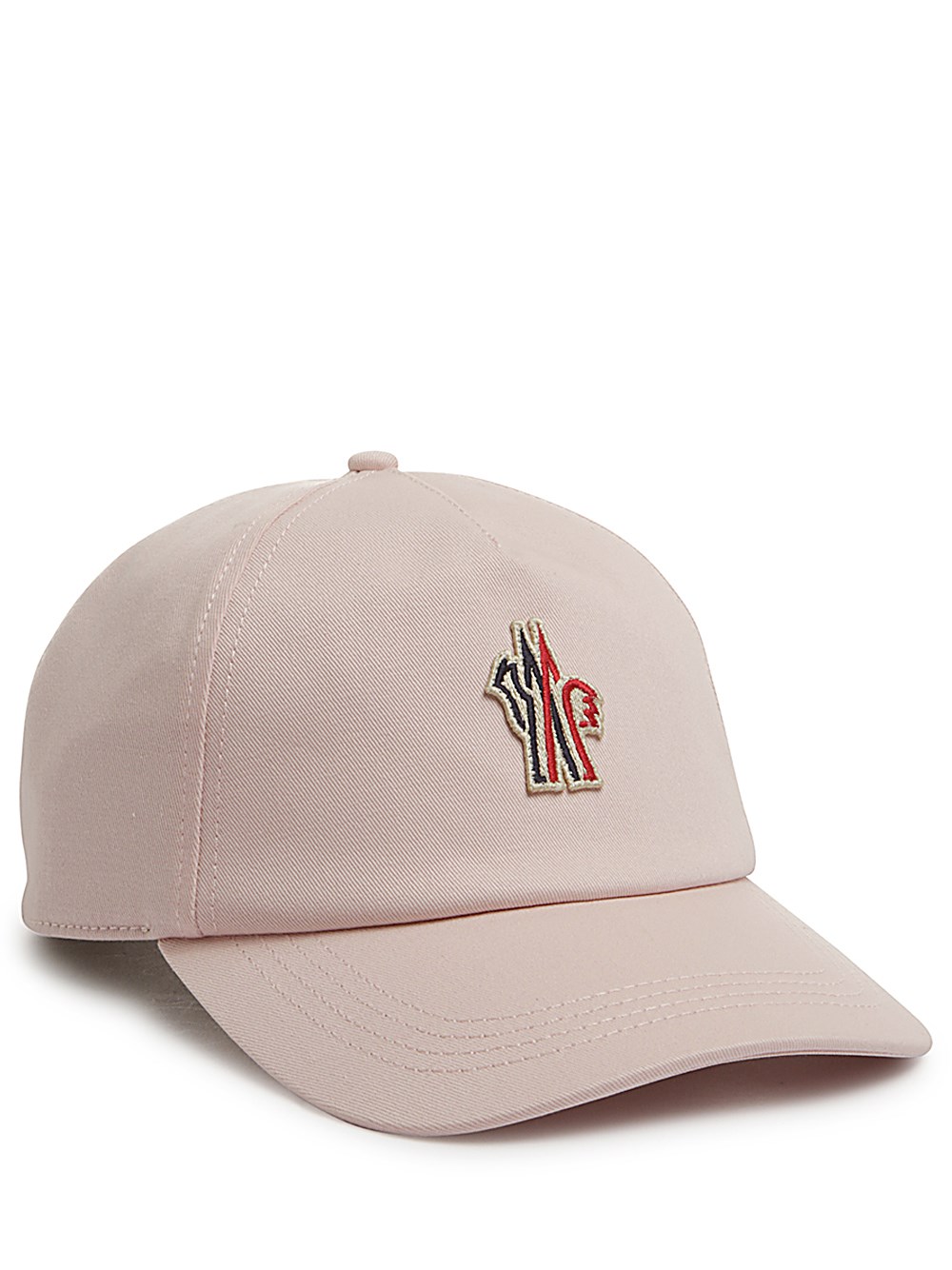 Shop Moncler Grenoble Cappello Da Baseball In Gabardine In Rosa