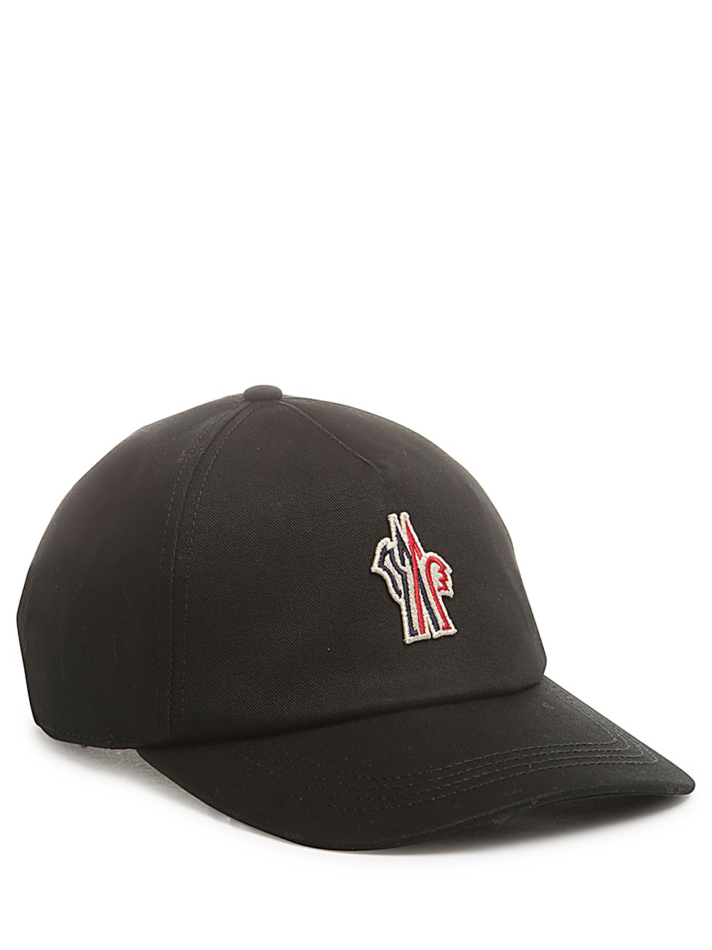 Shop Moncler Grenoble Cappello Da Baseball In Gabardine In Nero