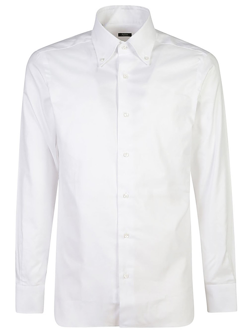 Shop Barba , Camicia Di Cotone In Bianco