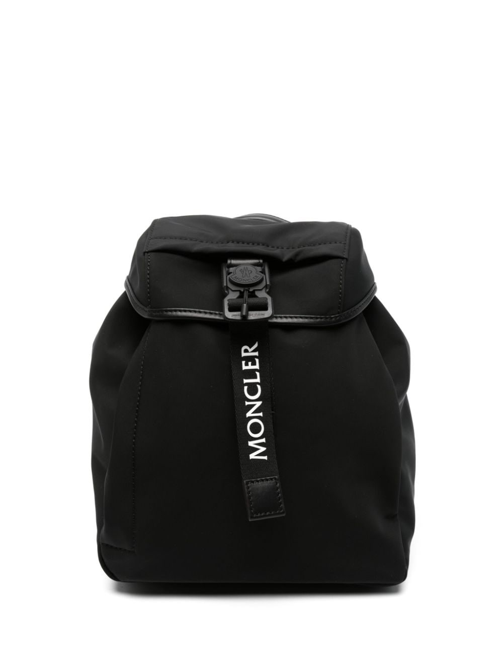 Shop Moncler Zaino Con Coulisse In Nero