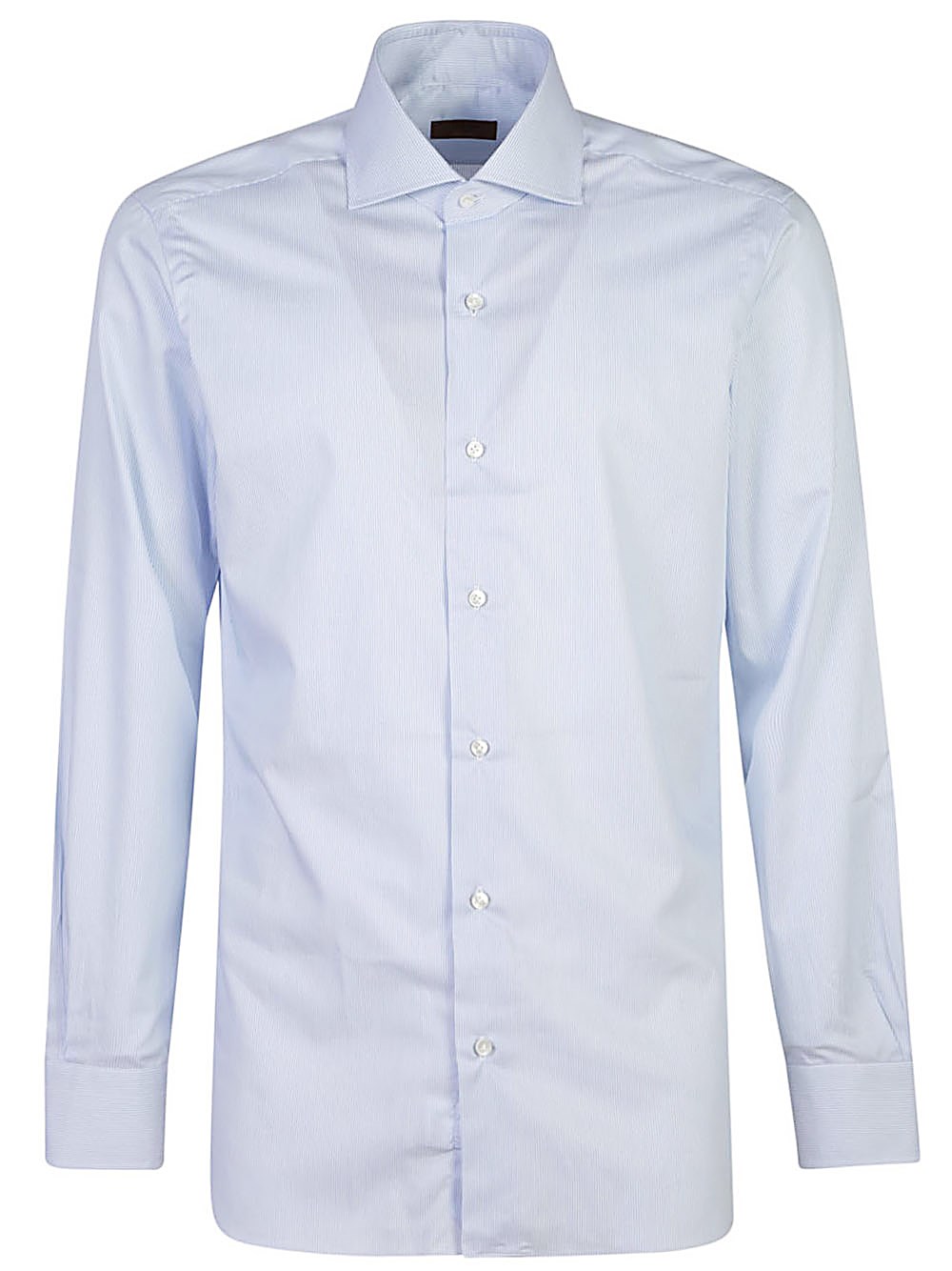 Shop Barba , Camicia Di Cotone In Blu