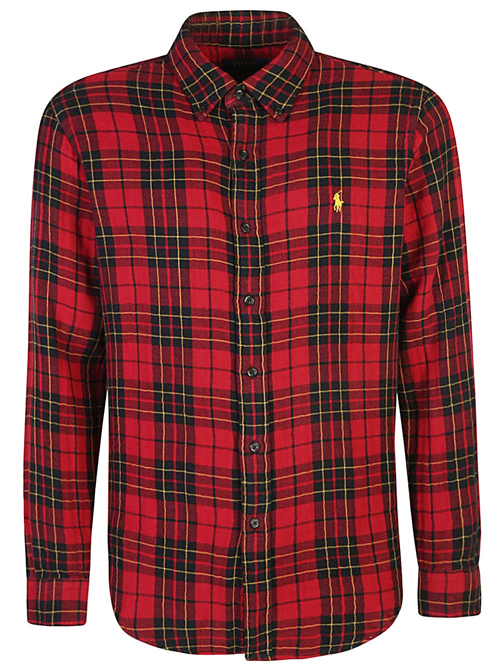 Shop Polo Ralph Lauren Camicia Tartan In Rosso