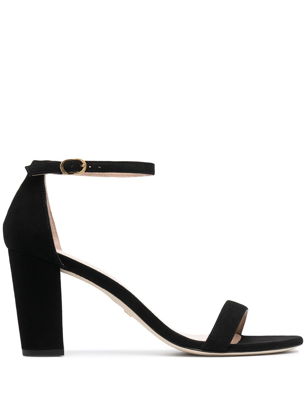 Shop Stuart Weitzman Sandali Nearly Nude In Nero