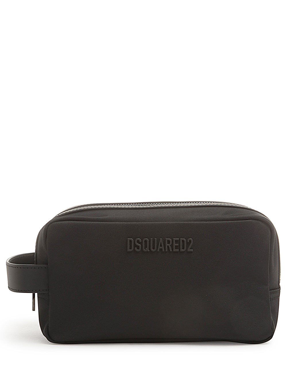 Shop Dsquared2 Beauty Case Con Toppa Con Logo In Nero