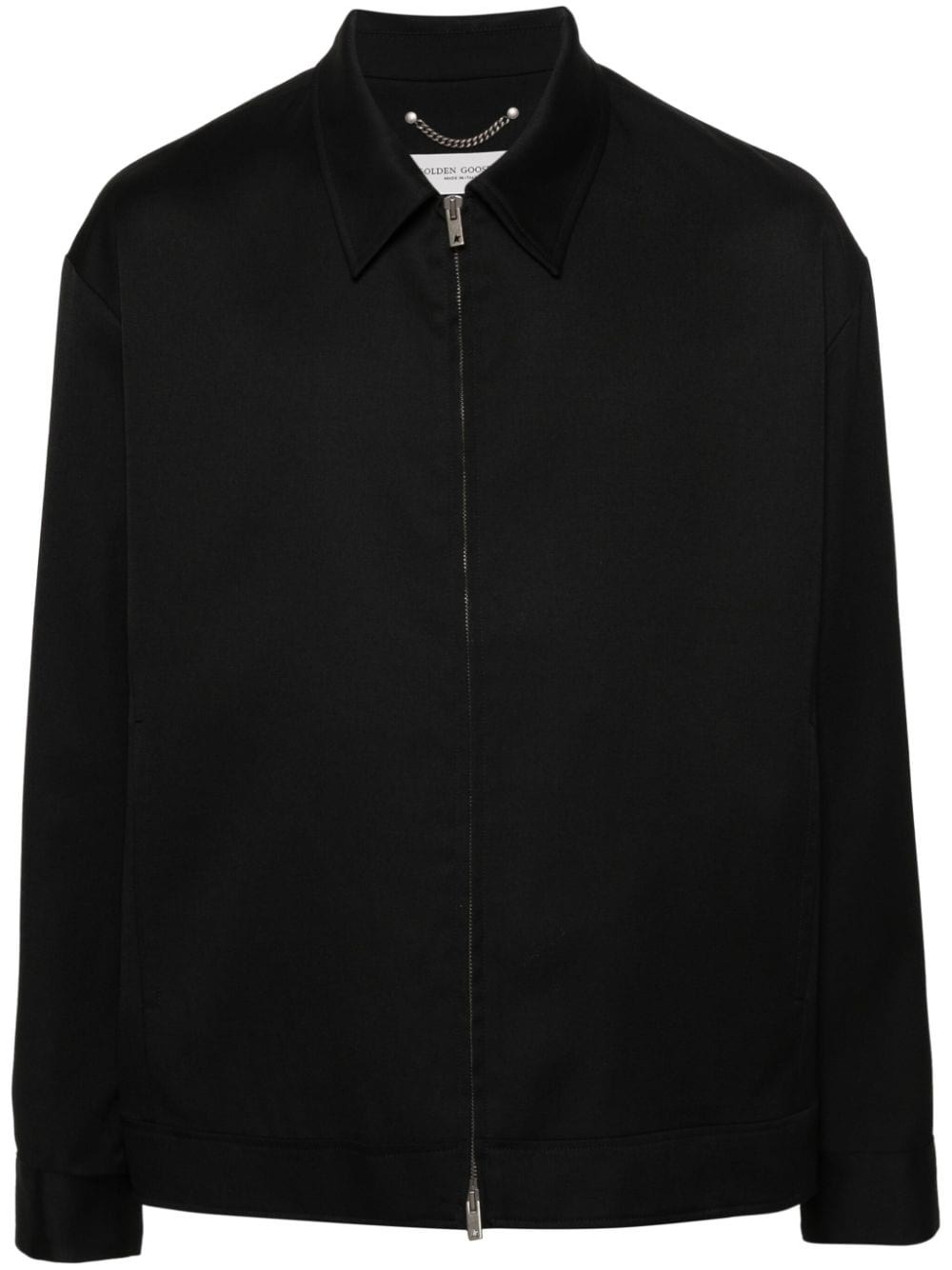 Shop Golden Goose Giacca-camicia In Nero