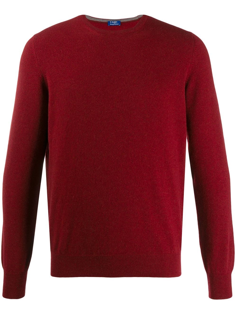 Shop Barba Maglione A Girocollo In Rosso