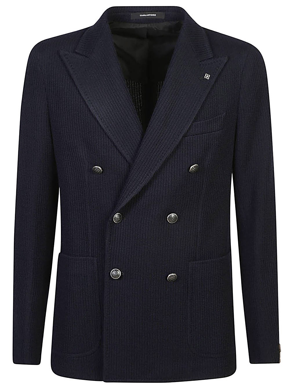 Shop Tagliatore Blazer In Blu