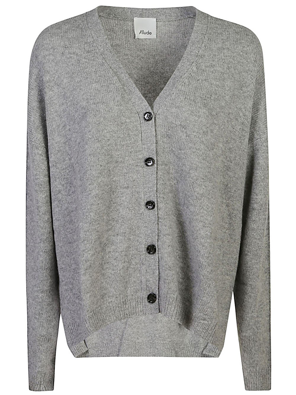 Shop Allude Cardigan In Cashmere In Grigio