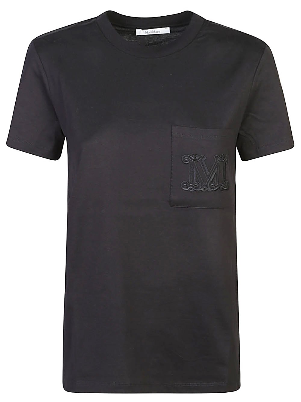 Shop Max Mara T-shirt 's  In Cotone In Nero